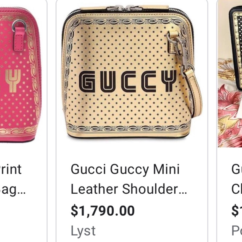 SOLD Gucci GUCCY Sega Script Dome Crossbody - Picture 16 of 16